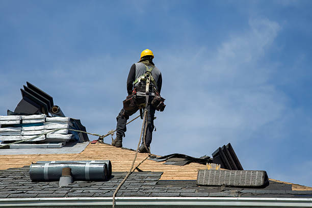 Professional Roof Installation technician working in Summertown, TN
